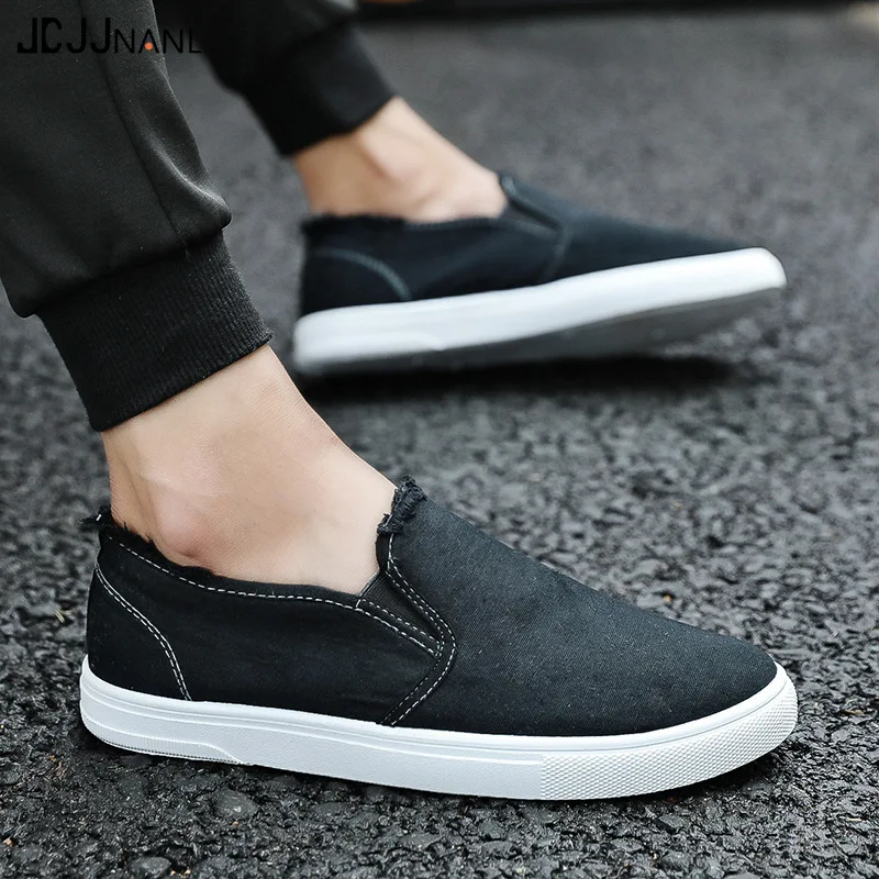 JCJJNANL/Классическая парусиновая обувь Мужская дышащая Повседневная Тканевая