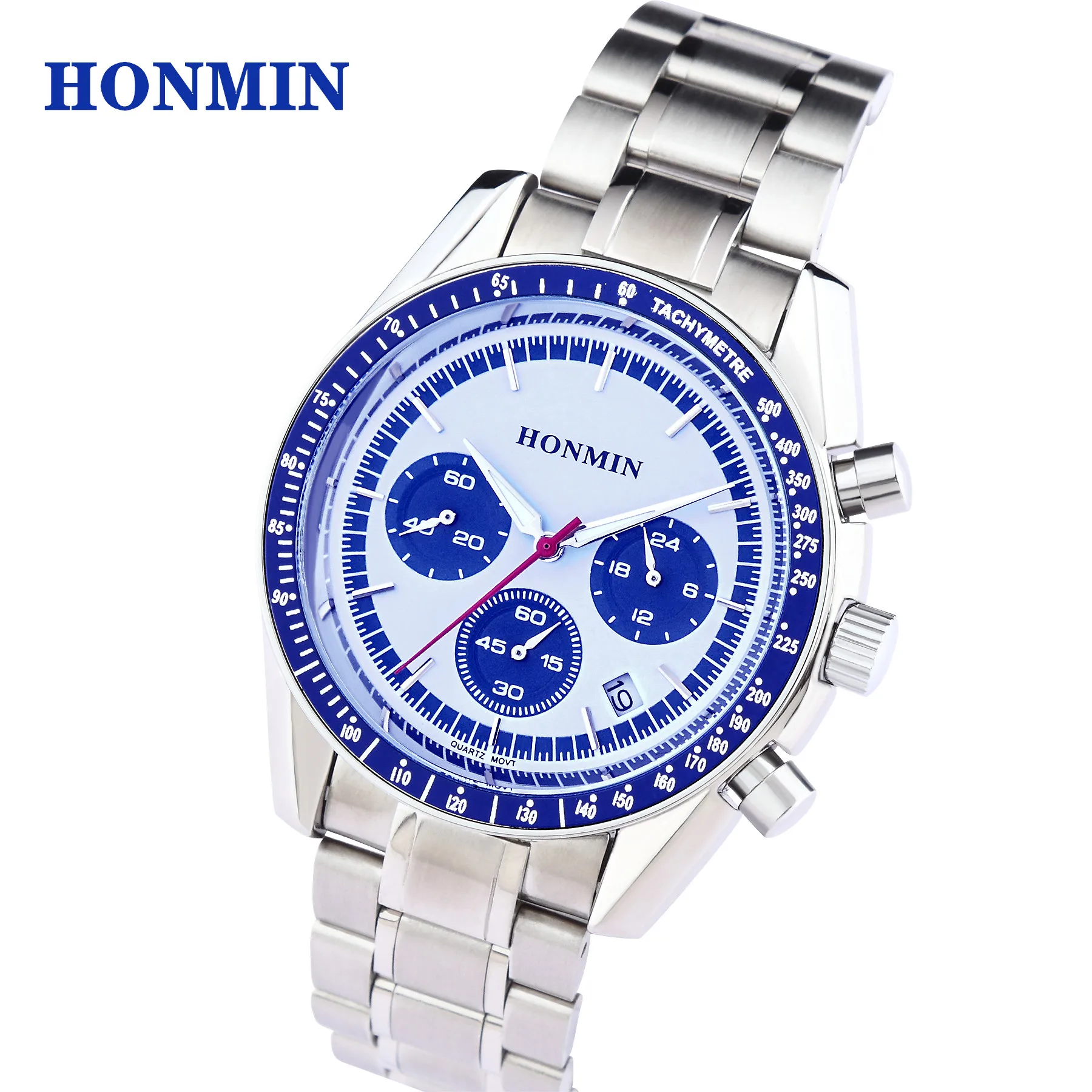 Часы наручные HONMIN Мужские автоматические Роскошные Кварцевые водонепроницаемые