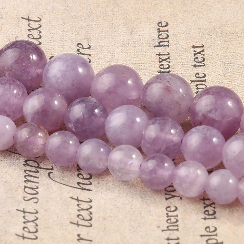 Бусины из драгоценных камней 15 дюймов 6/8/10 мм