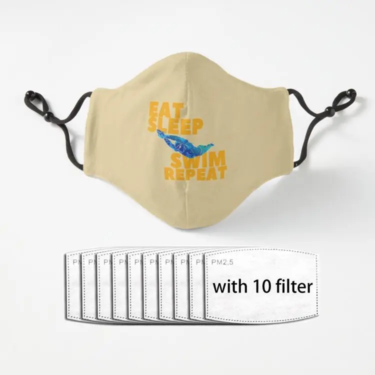 

Маска для плавания и сна многоразовая из полиэстера