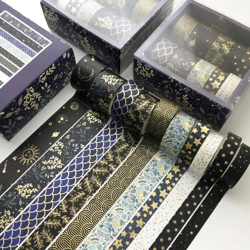 10 Pcs Washi Tape Foil Masking Decorative for Art DIY Craft Supplies Planners Scrapbook Gift Wrapping Fast Delivery | Дом и сад