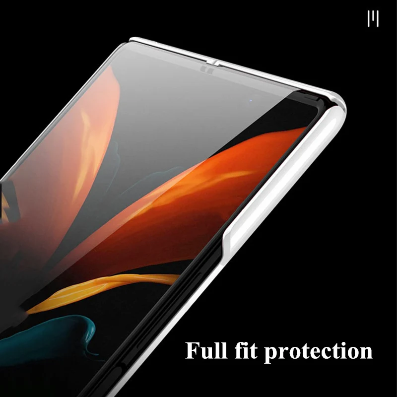 

For Samsung Galaxy Z Fold 2 Glossy Case Anti-knock 360 Full Protection Ultra-Thin Bright Hard Cover For Samsung Z Fold2 5G Coque