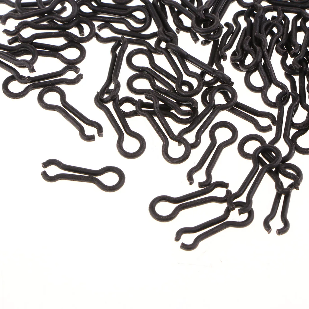 100 шт. Нержавеющая сталь Do It пресс форм петли грузило высокое качество глазами