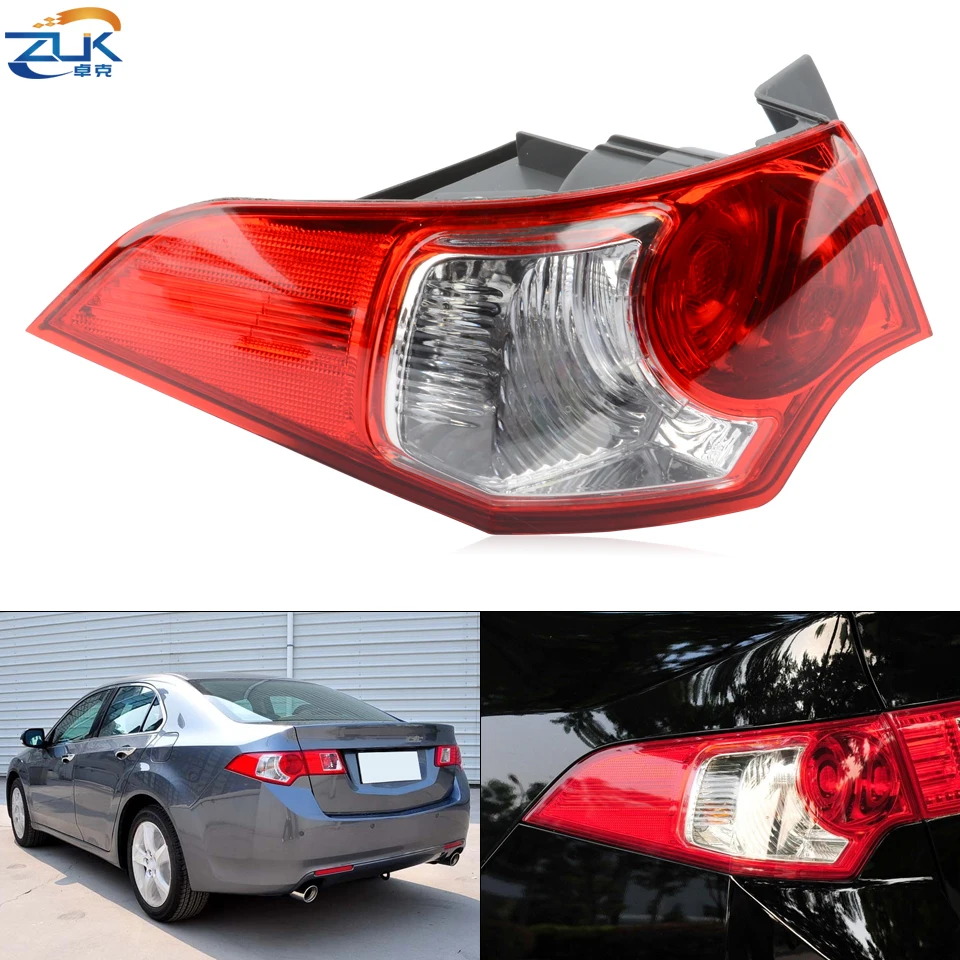 ZUK для хвостовой части автомобиля светильник хвост HONDA ACCORD CU1 CU2 TSX 2008 2012 Taillamp