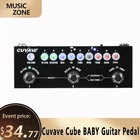 Комбинированная педаль для создания эффектов для гитары CUVAVE CUBE BABY, многофункциональная электрическая гитара для хора с задержкой, педаль для эффектов с эффектом реверберации