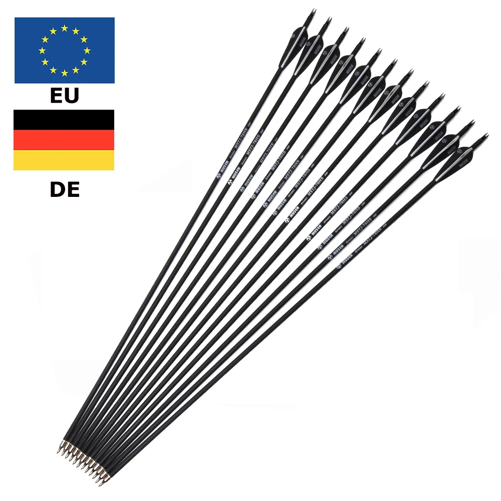 

Стрелы из углеродного волокна 30/32 для стрельбы из лука, 28/500 дюймов