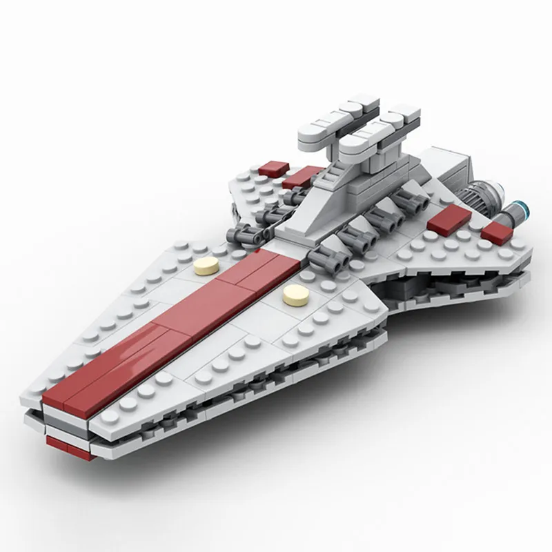 

Star Republic Venator-Class Micro Space Cruiser Bundle DIY Model Building Blocks Bricks Assembly Educational Toys For Kids Gift