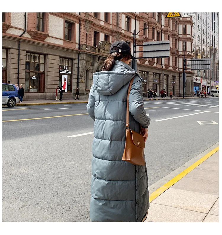 Hot sale Down parka Winter Korean version of mid-long East Gate bread and cotton-padded clothing anti-season coat 913