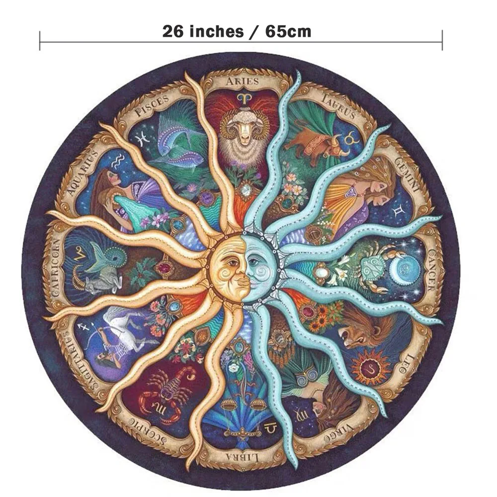 

Creative Kids Toys Jigsaw Puzzle 1000 Pieces Colorful Rainbow Round Educational Puzzle Adult Toy Children Learning Toy