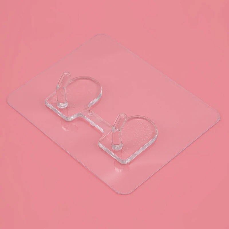 

Bathroom Transparent Hanging Towel Hooks Kitchen multi-function Door Back Wall Hook Home Bathroom Supplies