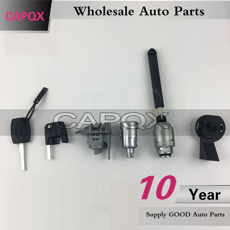 CAPQX полный комплект цилиндров для бокового замка двери зажигания Ford Focus 2005 2015