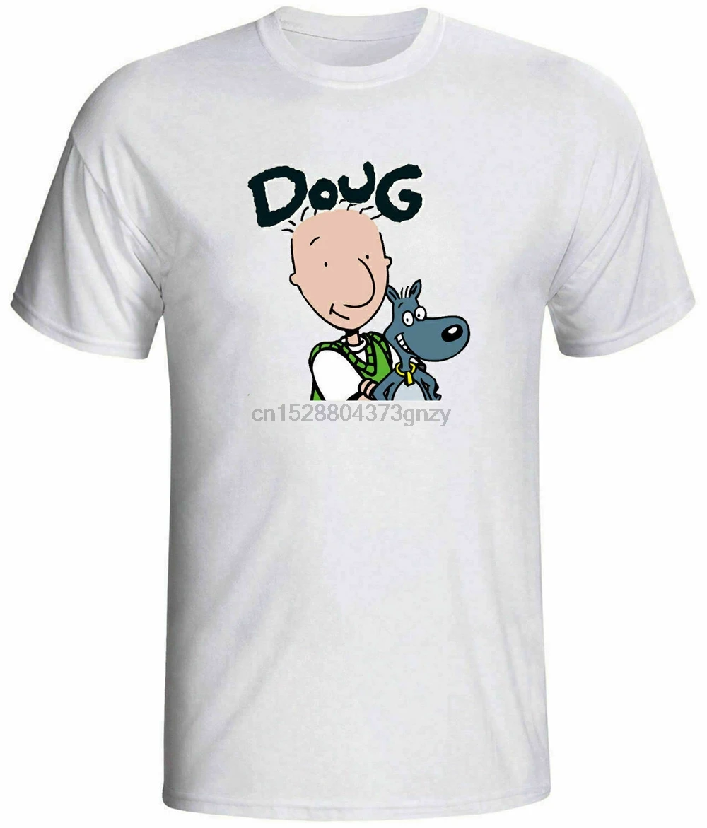 Best Neu Doug/футболка с рисунком из мультфильма дизайнерская футболка S 3Xl Бесплатная