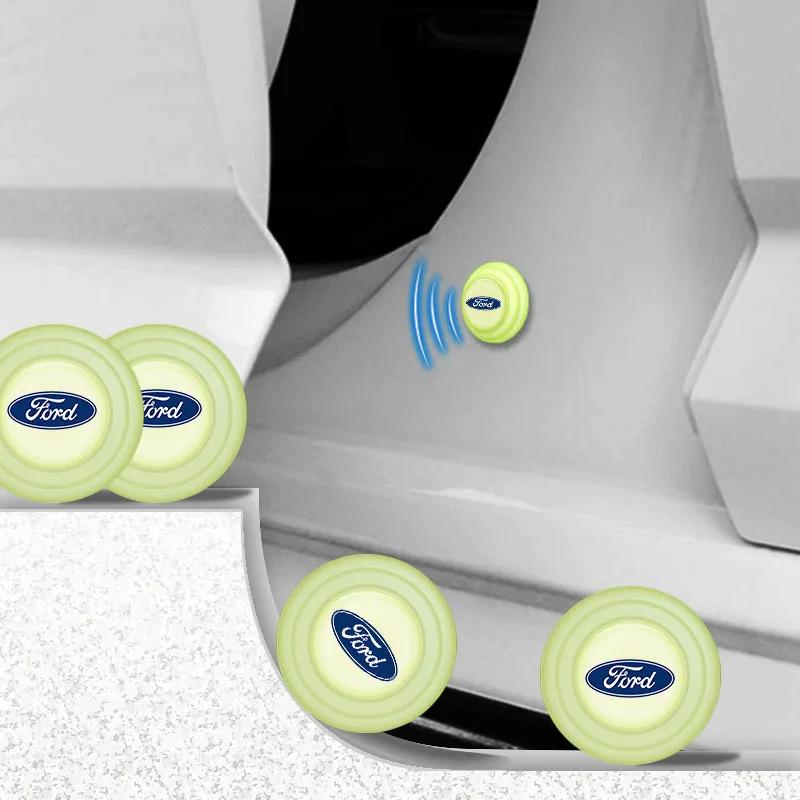 

4pcs Universal Car Door Sound Insulation Shock Shockproof Pad Stickers for Ford Focus 2 3 4 MK1 MK2 3 Fiesta Mondeo Escape Kuga