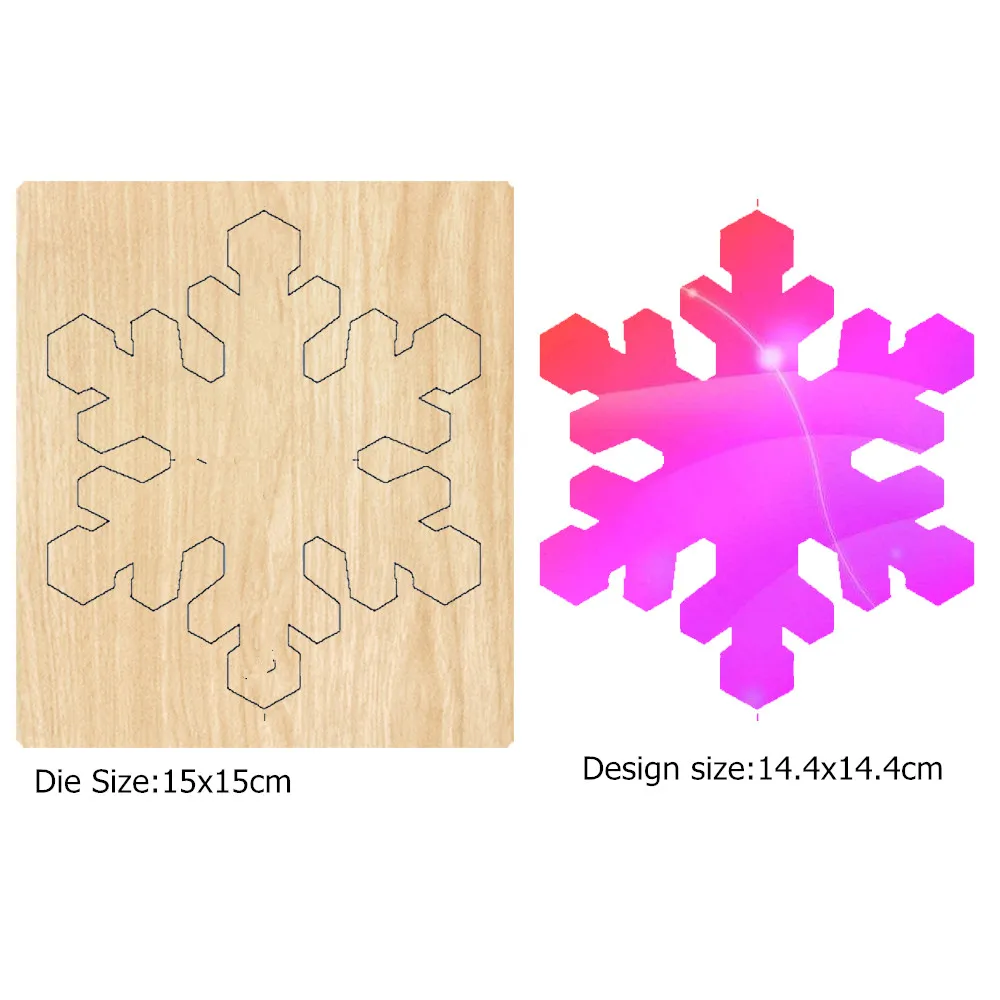 Деревянные Вырубные штампы рождественские стальные резиновые для изготовления