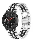 Металлический ремешок для Xiaomi Huami Amazfit GTR 47 мм, 42 мм, браслет из нержавеющей стали для Amazfit Bip liteStratos 2 2S  Pace