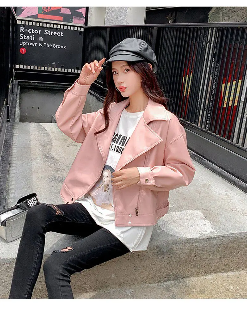 Замшевое кожаное пальто куртка для весны и осени стройная верхняя одежда