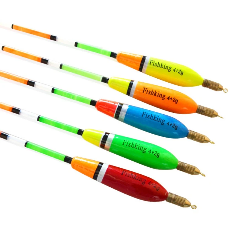 Оптовая продажа 5 штук в партии рыбалка поплавок с Медь привести из бальзового