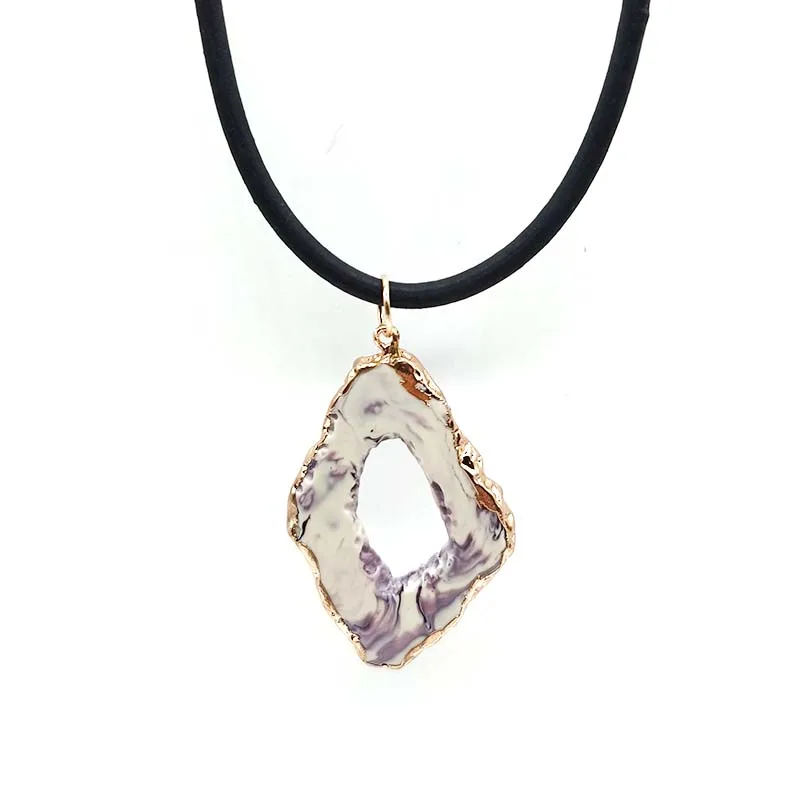 TOTABC Boho Этническая Стиль цепочка веревка ручной работы массивное ожерелье с