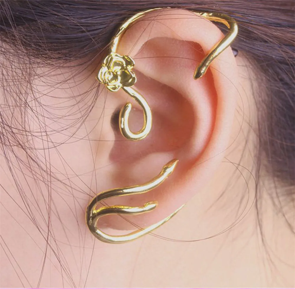 Прямая доставка Красавица и Чудовище серьги для ушей Белль косплей ювелирные