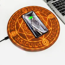 Magic Circle Wireless Charger 10W Wireless Fast Charge for Use with Apple X Samsung S9 Xiaomi Redmi for huawei Honor Qi Wireless