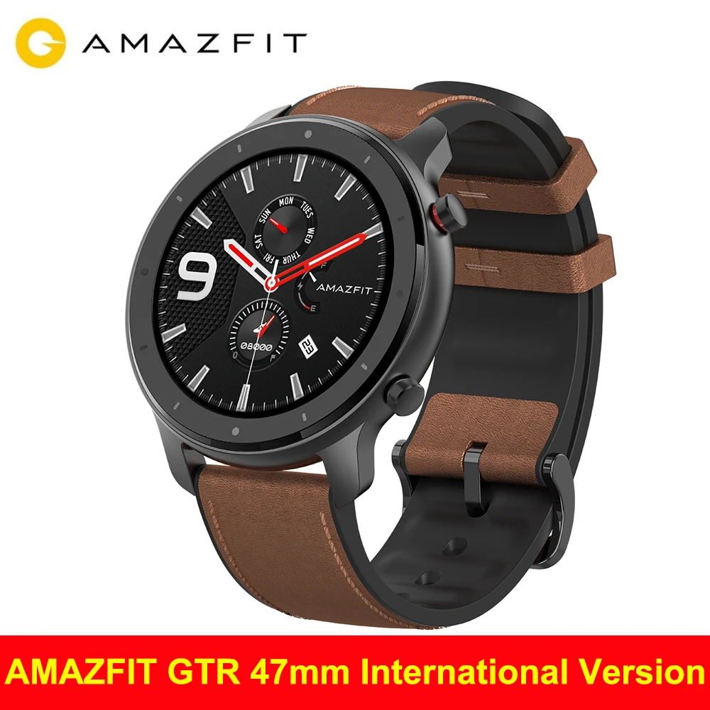 Глобальная версия умных часов Huami AMAZFIT GTR 47 мм водонепроницаемые 12 спортивных