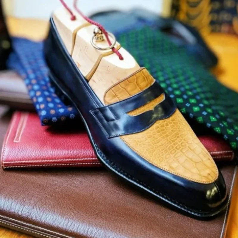 

Men Shoes High Quality Pu Leather New Fashion Stylish Design Slip-on Shoes Casual Formal Basic Shoes Zapatos De Hombre HB009