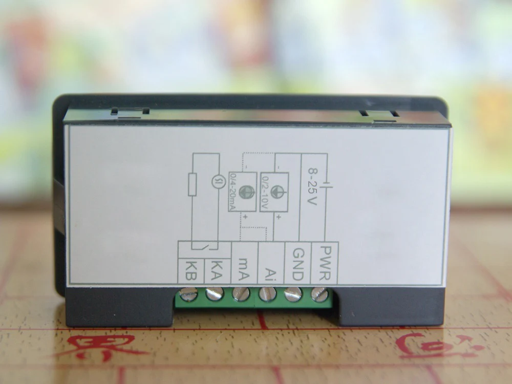 Digital Display Meter 0-10V 0-20mA 2-10V 4-20mA Analog Signal Input Indicator Process Panel Relay Out RS485 Port | Инструменты