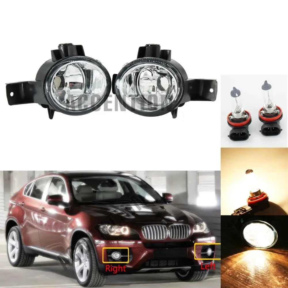 

Front Halogen Fog Light Fog Lamp Bulbs For BMW X6 E71 E72 2008 2009 2010 2011 2012