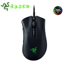 Проводная игровая мини-мышь Razer DeathAdder V2, 62 ГГц, легкая, 8500 точекдюйм, 5G, оптический датчик, гибкий кабель для PUBG, LOL