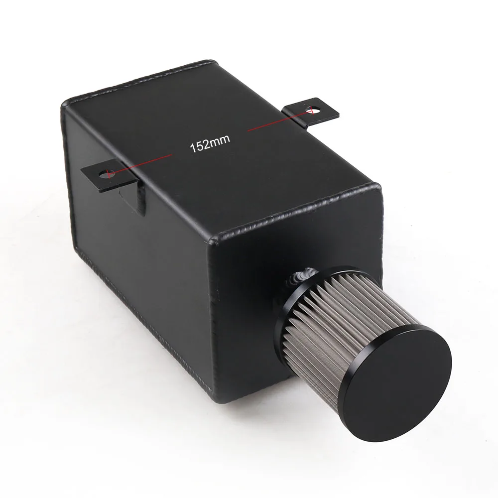 Гоночный алюминиевый УНИВЕРСАЛЬНЫЙ маслоуловитель 3 л бак с дыхательным и