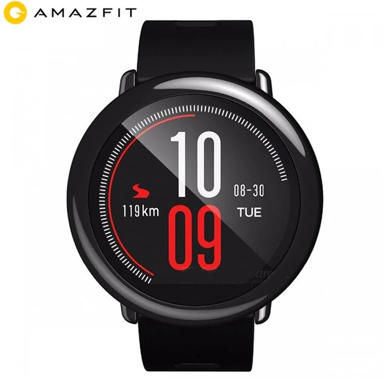 Умные часы Huami Amazfit PACE gps для бега, фитнес-трекер, 5 дней работы от батареи, мониторинг сердечного ритма и сна, воспроизведение музыки, Смарт-часы