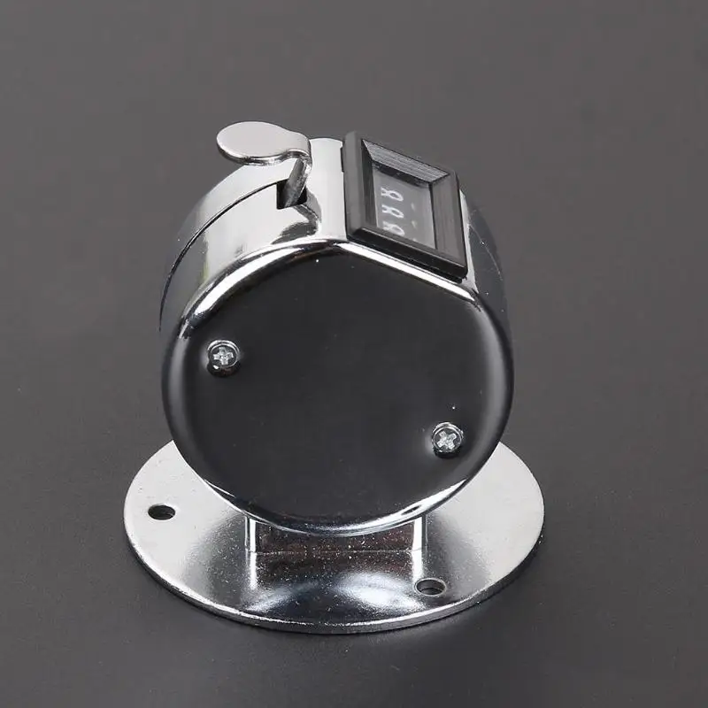 Alloet цифровой ручной счетчик 4 цифр номер подсчет гольф кликер металлический для