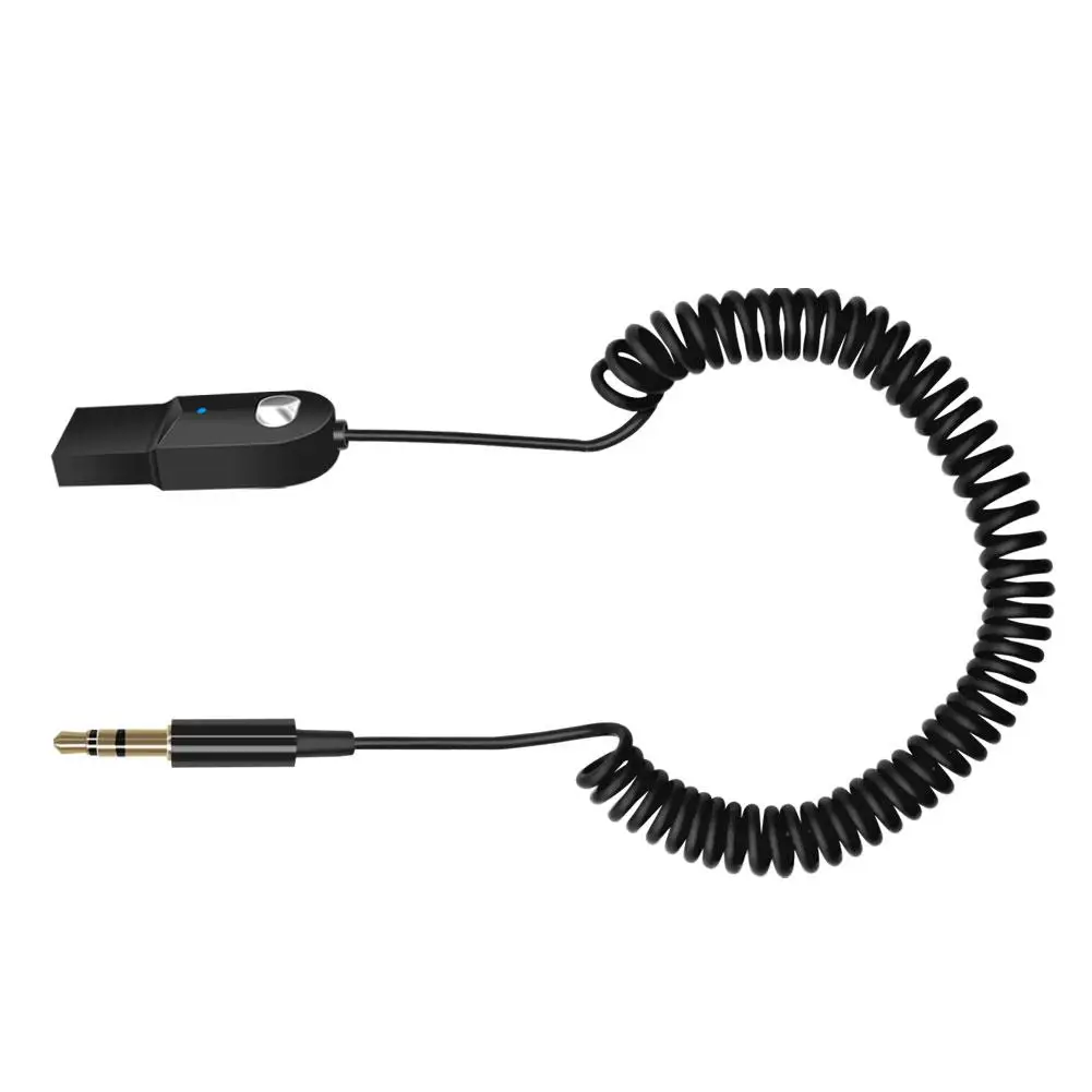 Автомобильный аудиоадаптер беспроводной музыкальный трансмиттер для