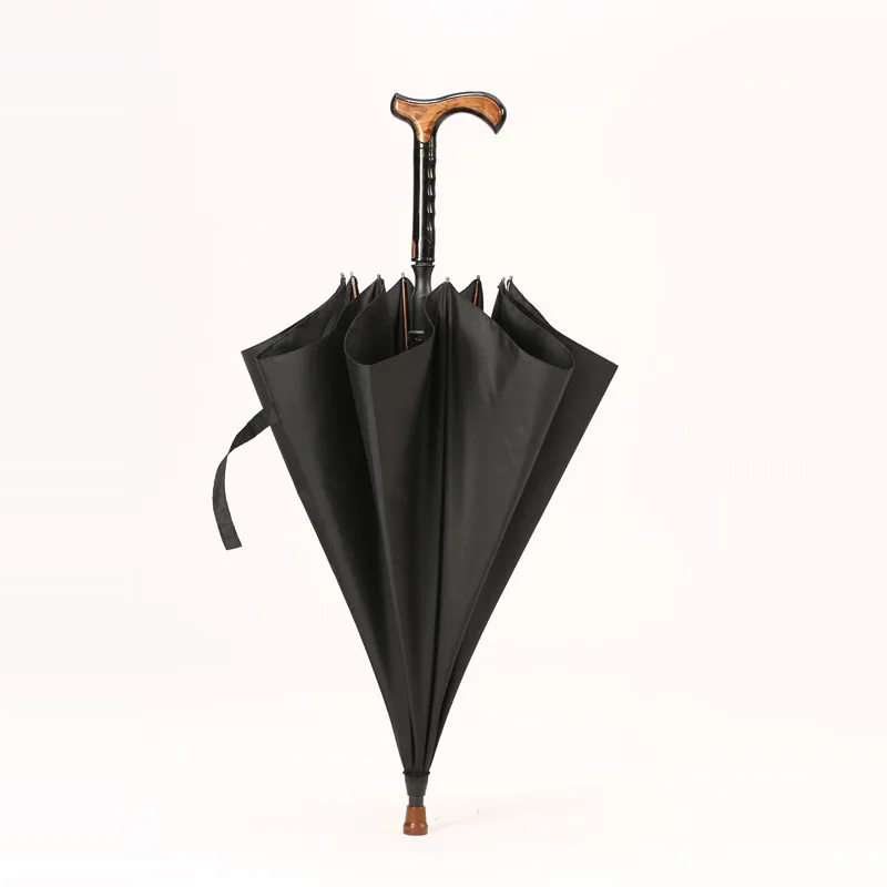 Economici Ombrelli Creativi Maschili Lusso Per Adulti Affari All'aperto Grandi Ombrelli Antivento Nero Manico Lungo Parapluie Rain Gear EH50U