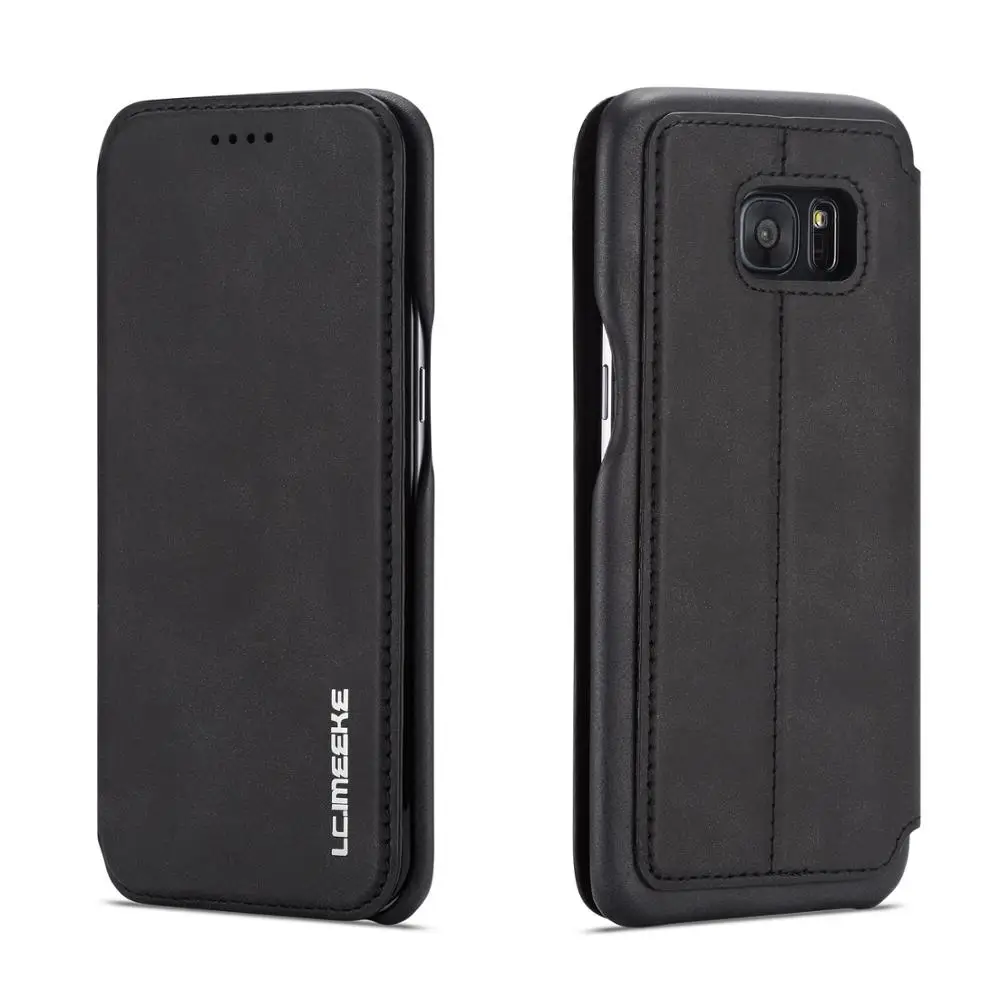

Magnetic Classic Leather Case For Samsung Galaxy S7 / S7Edge / S8 / S8Plus / S9 / S9Plus / S10 / S10Plus / S10E Flip Card Cover