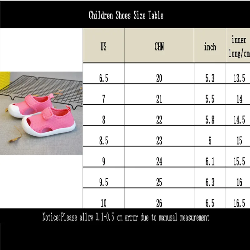 

2021 spring and summer mesh sandals children's solid color hollow children's sandals
