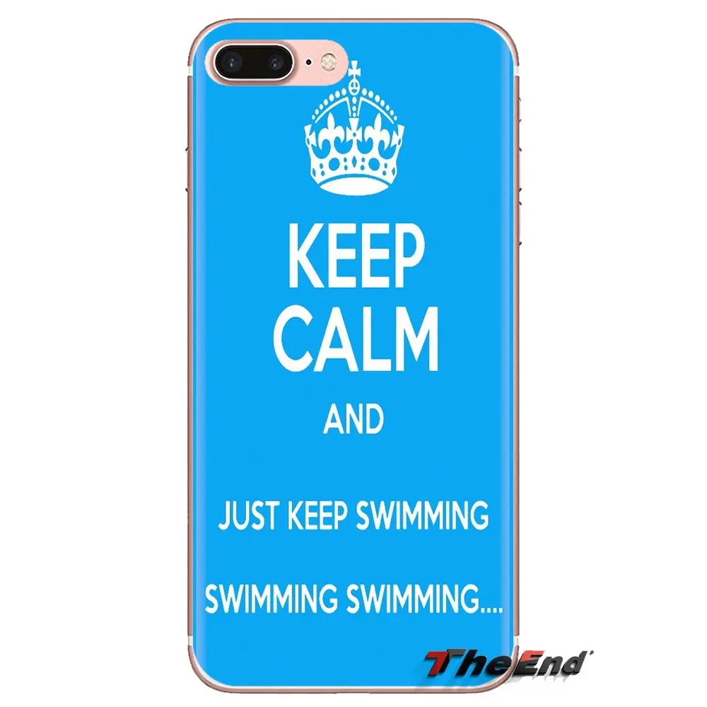 Silicone Skin Cover Keep calm And Enjoy Go swimming For Xiaomi Mi6 Mi 6 A1 Max Mix 2 5X 6X Redmi Note 5 5A 4X 4A A4 4 3 Plus Pro |