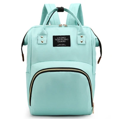 F style Diaper Bag Backpack For Mom Mother Large Capacity Wheelchairs Trolley Hanken Baby Maternity Bag - Color: F style