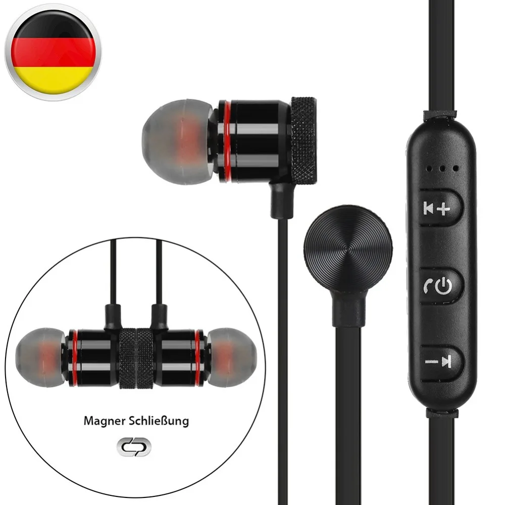 Bluetooth 4 1 Беспроводные спортивные музыкальные наушники-вкладыши мягкие наушники