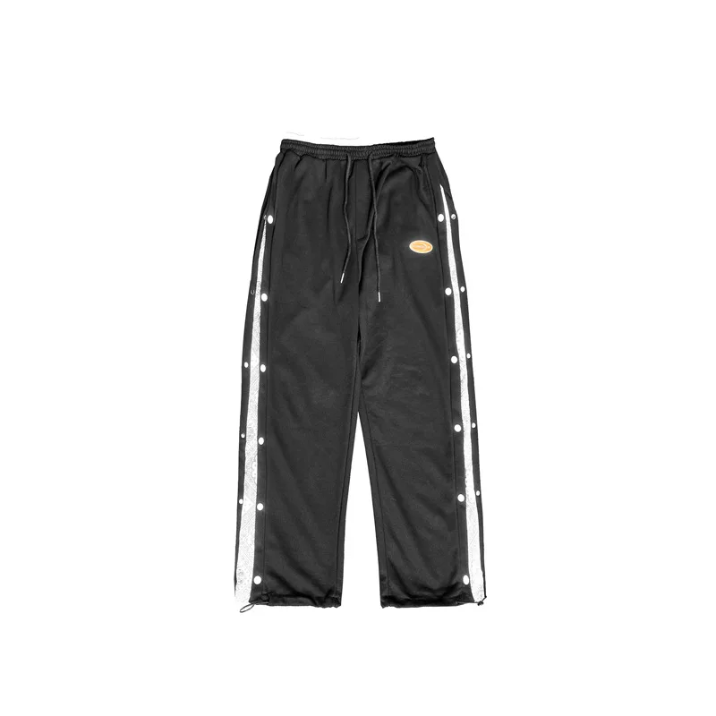 

2021 Summer Men's Loose Straight Breasted Trendy Sathleisure Trousers