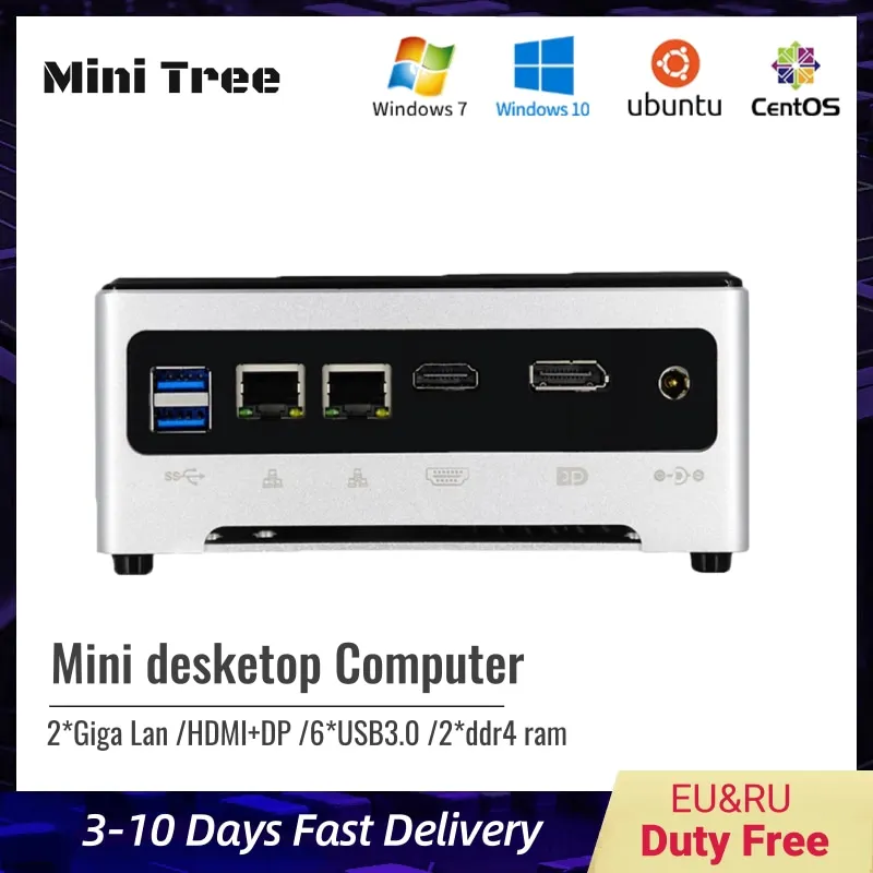 11TH Gen Portable NUC Mini PC Core i5 1135G7 i7 1165G7 Windows 10 Pro Win 11 M.2 NVMe 6USB3.0 4K HD DP Dual Band WIFI For Office