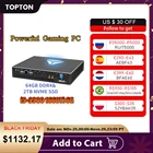 Мощный игровой мини-компьютер Nvidia GTX 1660Ti 6G GDDR6 64 Гб DDR4 Windows 10 Pro, игровой компьютер, настольный ПК, игровой ПК AC WiFi