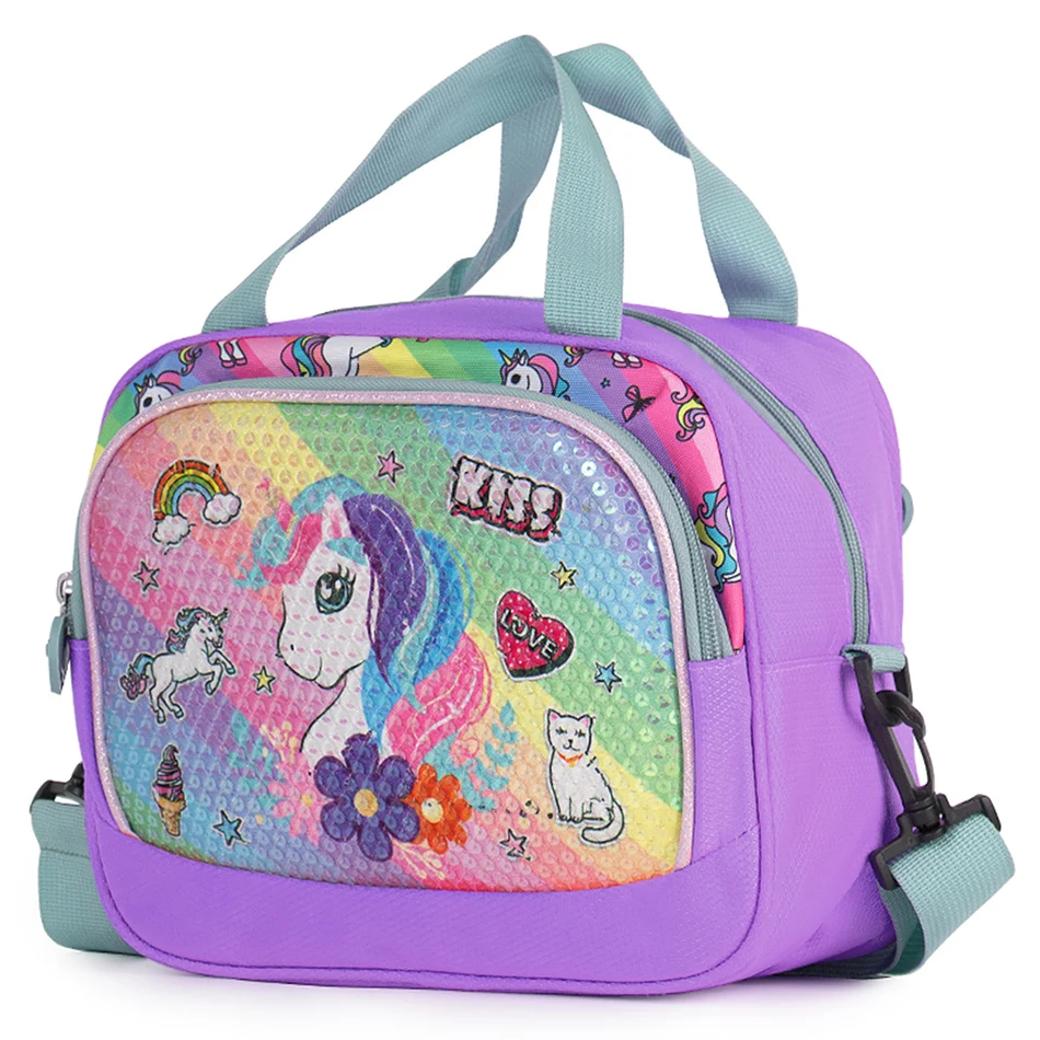 3 шт. Детские радужные школьные сумки с блестками и единорогом | Мать ребенок
