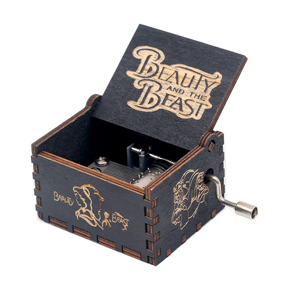 Хит продаж 2021 музыкальная шкатулка в стиле фильма деревянная рукоятка королева