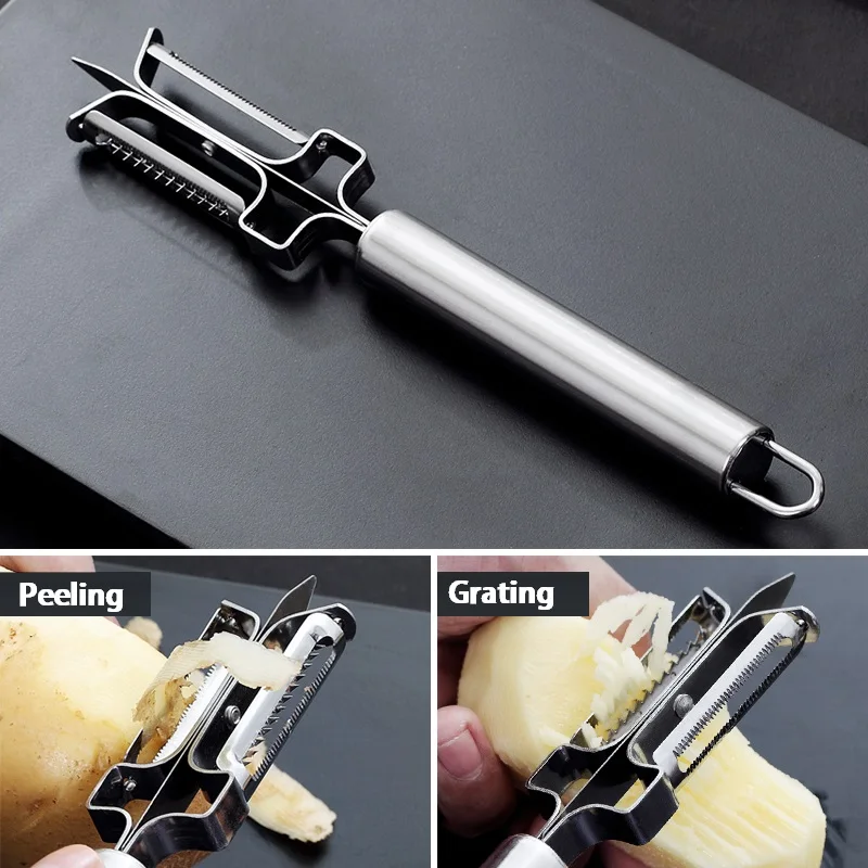 3 шт. нержавеющая сталь овощной фруктовый Картофельная Терка измельчитель