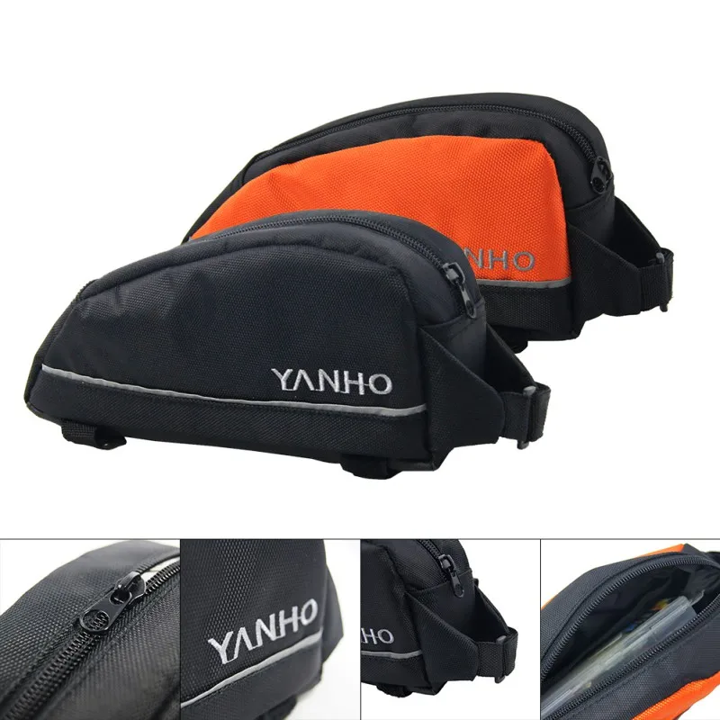 Bike Bag Cycling Top Tube Bag for Front Saddle Frame Pouch Mountain Bike Accessories Outdoor Sports Bicycle Accessories