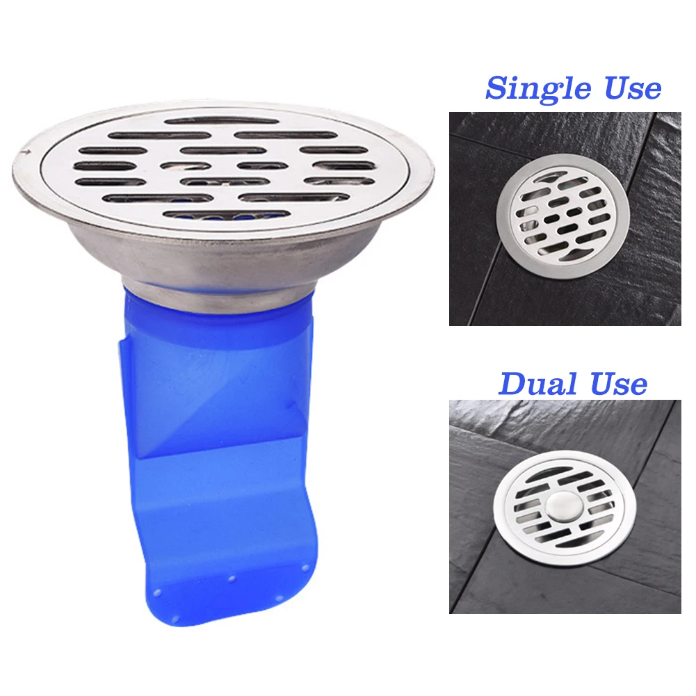 

Anti Clogging Floor Kitchen Deodorant Stainless Steel For Pipes Durable Backflow Preventer Drain Protector Multifunctional