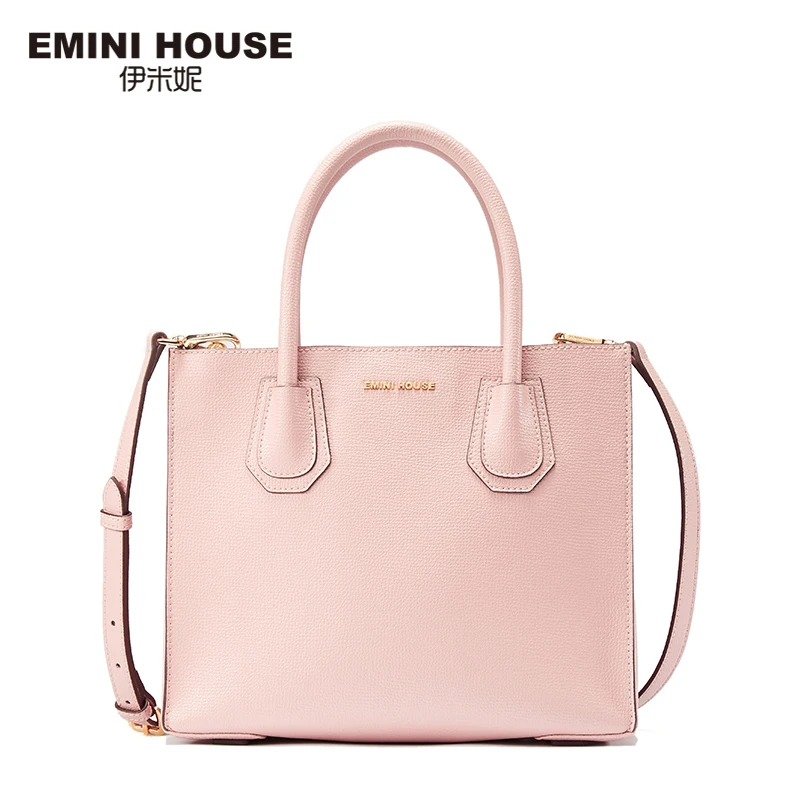 EMINI HOUSE сумка-тоут из спилка роскошные сумки женские дизайнерские кожаные сумка