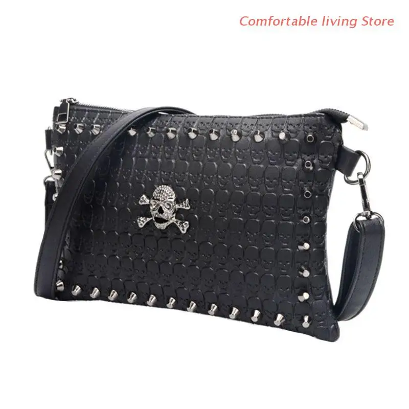 

Fashion Women Skull Crossbody Vintage Handbag Small Messenger Shoulder Bag Clutch Purse