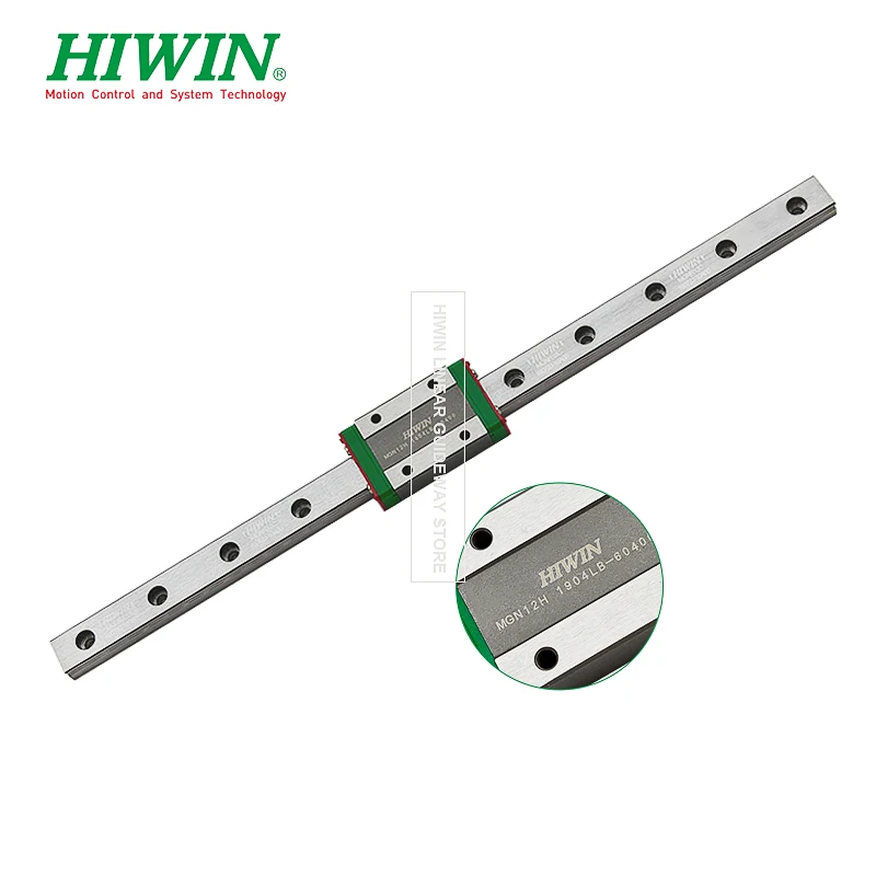 Линейная направляющая из нержавеющей стали HIWIN MGN12 280 300 320 330 350 370 380 400 450 500 550 мм
